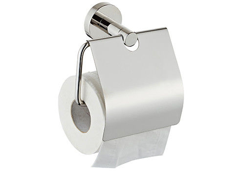 Аксессуары для ванной комнаты Single Toilet Roll Paper Holder SUS304 полированный хром OEM ODM