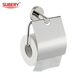 Аксессуары для ванной комнаты Single Toilet Roll Paper Holder SUS304 полированный хром OEM ODM