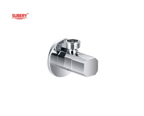 G3/8&quot; G1/2&quot; Нить латунный треугольный клапан латунный корпус рукоятки на стенке