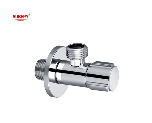 Латунный треугольный клапан G1/2&quot; нить латунный корпус ABS ручка OEM