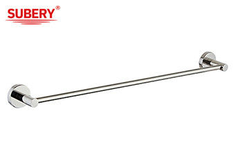 SUS304 Single Towel Bar Holder Bathroom Accessories полированный хром OEM круглый классический современный проект