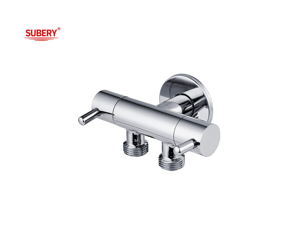 Медный двусторонний клапан Треугольный клапан G1/2&quot; Нить Медный корпус Медный ручок OEM